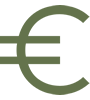 Icono símbolo del euro