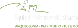 Logo Equipo Patrimonio Sierra en blanco